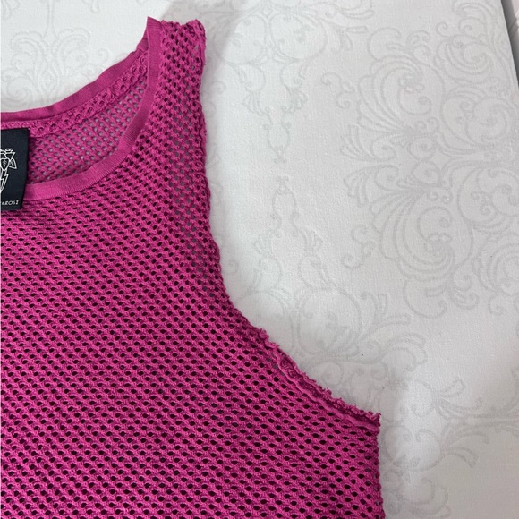 ELECTRIC & ROSE Hot Pink Canal Mesh Tank Size Small - Picture 12 of 13